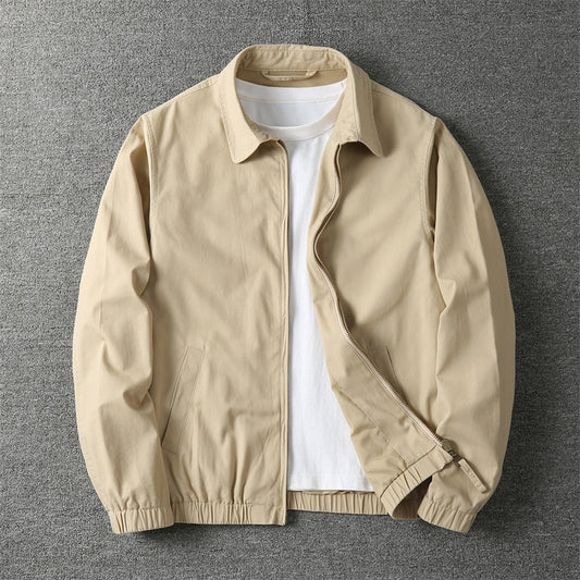 Klassische Herren Übergangsjacke mit Stehkragen