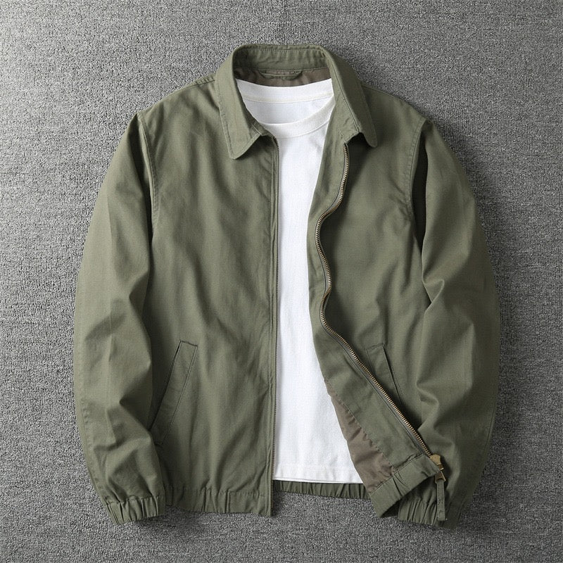Klassische Herren Übergangsjacke mit Stehkragen