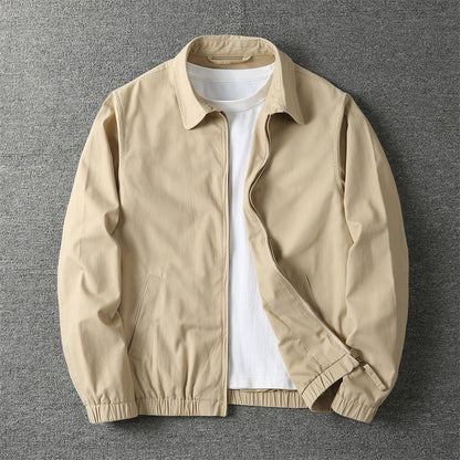 Klassische Herren Übergangsjacke mit Stehkragen