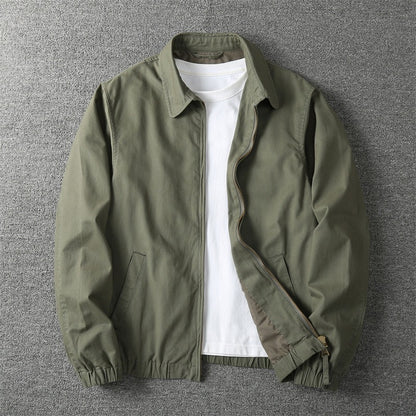 Klassische Herren Übergangsjacke mit Stehkragen